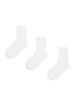 Cropp Skarpety, Rajstopy*3 pack ch skarpetek basic biały