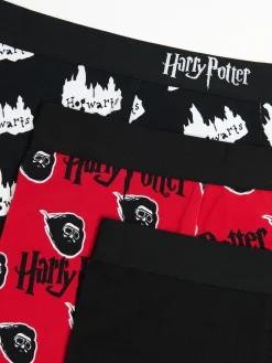 Cropp Bokserki*3 pack bokserek Harry Potter czarny