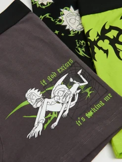 Cropp Bokserki*3 pack bokserek Rick i Morty czarny