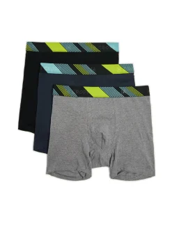 Cropp Bokserki*3 pack bokserek z kolorowym wykończeniem zielony