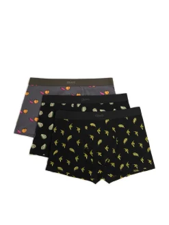 Cropp Bokserki*3 pack bokserek z owocami szary