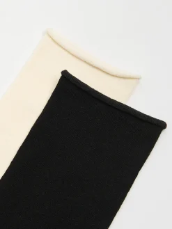 Cropp Skarpety, Rajstopy*2 pack długich modalowych skarpetek czarny