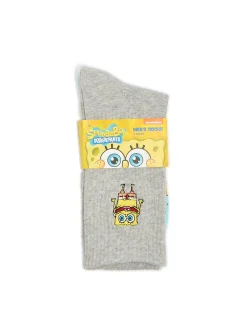 Cropp Skarpetki*3 pack długich skarpet SpongeBob SquarePants niebieski
