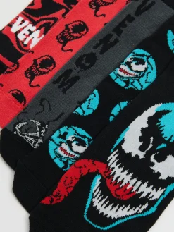 Cropp Skarpetki*5 pack krótkich skarpet Venom czerwony