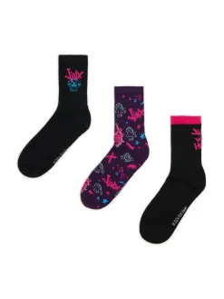 Cropp Skarpety, Rajstopy*3 pack skarpet Jinx z Arcane wielobarwny