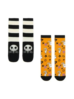 Cropp Skarpety, Rajstopy*2 pack skarpet Miasteczko Halloween czarny