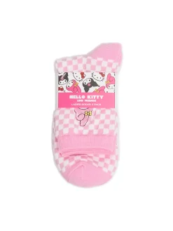 Cropp Skarpety, Rajstopy*3 pack skarpet My Melody i Kuromi wielobarwny