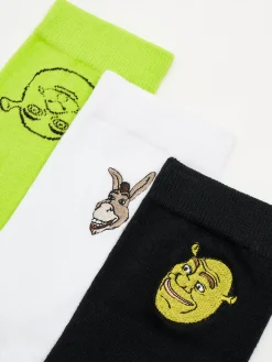 Cropp Skarpetki*3 pack skarpet Shrek i Osioł zielony