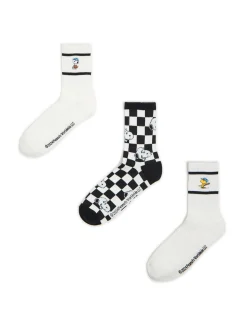 Cropp Skarpety, Rajstopy*3 pack skarpet Snoopy biały