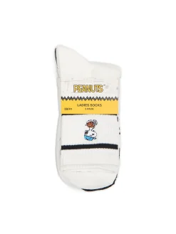 Cropp Skarpety, Rajstopy*3 pack skarpet Snoopy biały