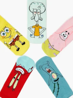 Cropp Skarpety, Rajstopy*5 pack skarpet SpongeBob wielobarwny