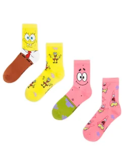 Cropp Skarpety, Rajstopy*2 pack skarpet SpongeBob i Patryk wielobarwny