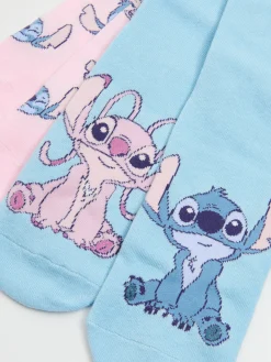 Cropp Skarpety, Rajstopy*2 pack skarpet Stitch i Andzia błękitny