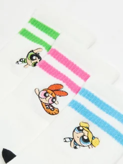 Cropp Skarpety, Rajstopy*3 pack skarpet The Powerpuff Girls biały
