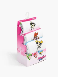 Cropp Skarpety, Rajstopy*3 pack skarpetek The Powerpuff Girls biały