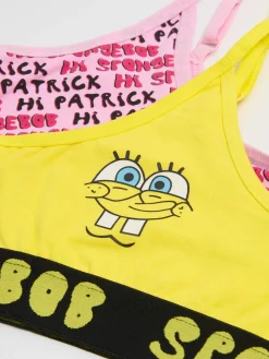 Cropp Bielizna*2 pack staników SpongeBob Kanciastoporty wielobarwny