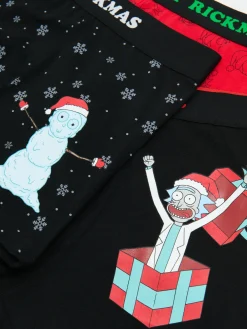 Cropp Akcesoria Świąteczne|Bokserki*3 pack świątecznych bokserek Rick i Morty czarny