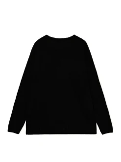 Cropp Swetry*Żakardowy sweter z nadrukiem czarny