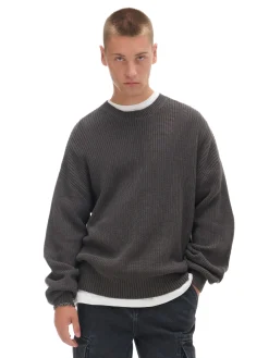 Cropp Swetry*Żakardowy sweter szary