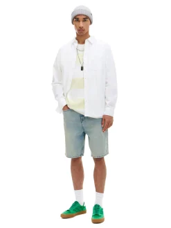 Cropp Koszule*Bawełniana biała koszula biały