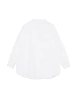 Cropp Koszule, Bluzki*Bawełniana biała koszula oversize biały