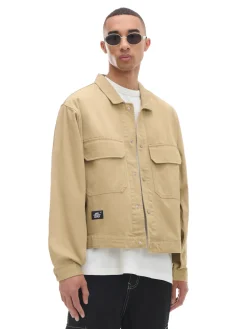 Cropp Denim*Bawełniana kurtka katanka beżowy