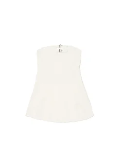 Cropp Sukienki, Kombinezony*Bawełniana sukienka mini kremowy