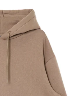 Cropp Bluzy|Sety*Beżowa bluza regular z kapturem beżowy