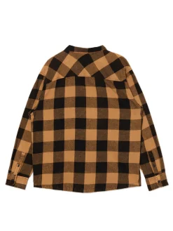 Cropp Koszule*Beżowa koszula w kratę beżowy