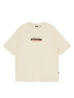 Cropp Koszulki*Beżowa koszulka z nadrukiem kremowy