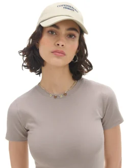 Cropp Sukienki, Kombinezony*Beżowa sukienka maxi z krótkim rękawem beżowy