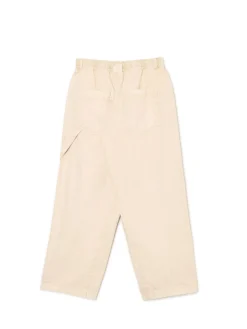 Cropp Spodnie*Beżowe spodnie baggy z wysokim stanem beżowy