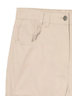 Cropp Spodnie*Beżowe spodnie bojówki beżowy