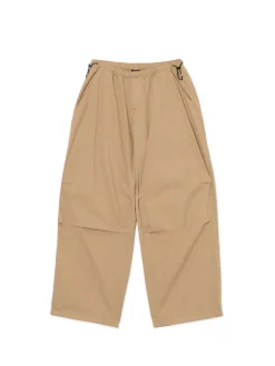 Cropp Spodnie*Beżowe spodnie parachute beżowy