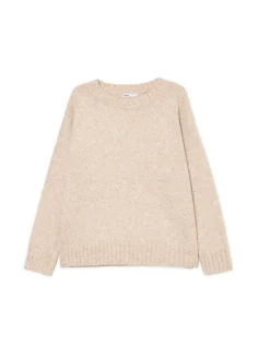 Cropp Swetry*gładki sweter beżowy