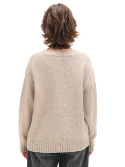 Cropp Swetry*gładki sweter beżowy