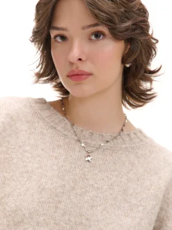 Cropp Swetry*gładki sweter beżowy