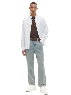 Cropp Koszule*Biała koszula ze stójką biały