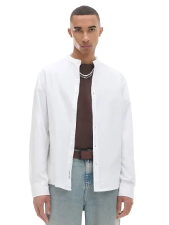 Cropp Koszule*Biała koszula ze stójką biały