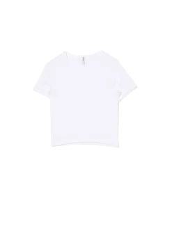 Cropp Koszulki, Topy*Biała koszulka slim biały