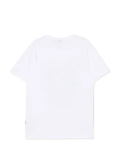 Cropp Koszulki*Biała koszulka z nadrukiem biały