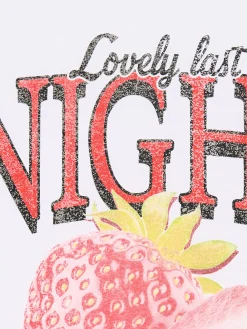 Cropp Koszulki, Topy*Biała koszulka z nadrukiem biały