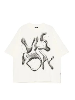 Cropp Koszulki*Biała koszulka z napisem biały