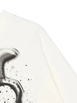 Cropp Koszulki*Biała koszulka z napisem biały