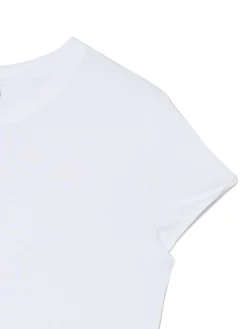 Cropp Koszulki, Topy*Biała koszulka z wiskozą biały