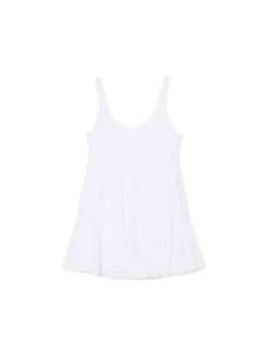 Cropp Sukienki, Kombinezony*Biała sukienka na ramiączkach biały