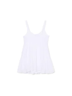 Cropp Sukienki, Kombinezony*Biała sukienka na ramiączkach biały