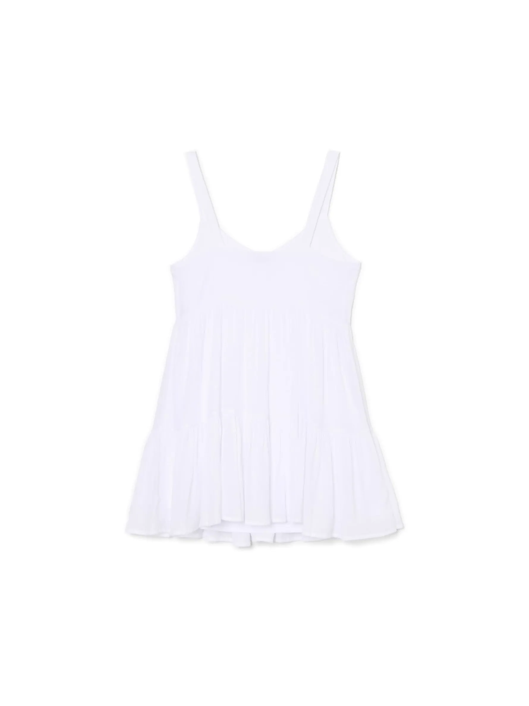 Cropp Sukienki, Kombinezony*Biała sukienka na ramiączkach biały