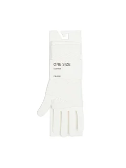 Cropp Rękawiczki*Białe kabaretkowe mitenki biały