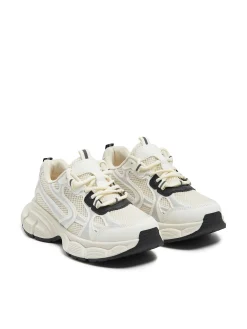 Cropp Sneakersy*Białe sneakersy z elementami reflective wielobarwny